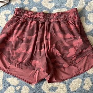 LuluLemon athletic shorts. Built in underwear and drawstring